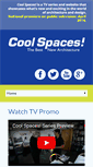 Mobile Screenshot of coolspaces.tv