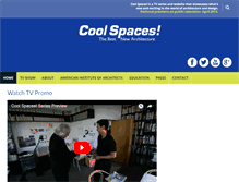 Tablet Screenshot of coolspaces.tv